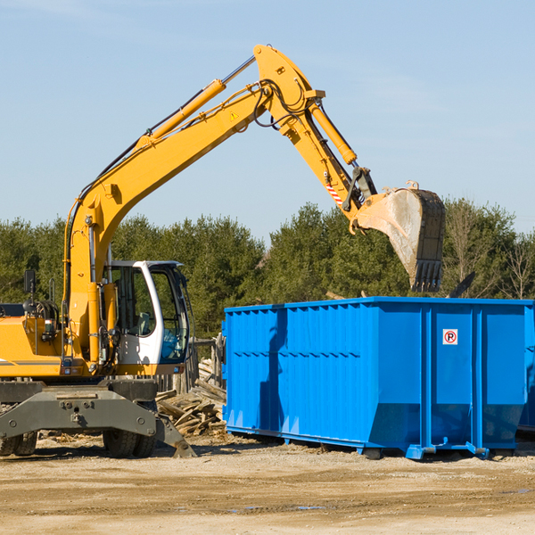 is there a minimum or maximum amount of waste i can put in a residential dumpster in Glenfield